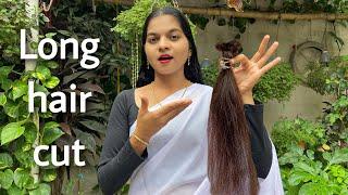 Cutting My long hair !!