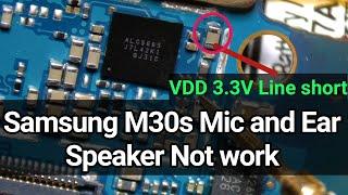 Samsung M30s Ear Speaker and Mic not working Solution | Samsung Headphone logo Solution @jmc4u.in