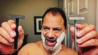 The Manscaped Plow 2.0 DE Safety Razor vs. Bevel DE Safety Razor — average guy tested #APPROVED