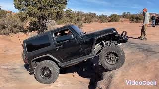 2012 Jeep Wrangler on Metal Masher Moab Utah with Hoopers Overland Adventures