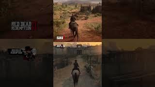 Fort Mercer Rdr Vs Rdr2 #shorts #johnmarston #rdr #rdr2