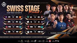 LIVE | MLBB M6 World Championship | Swiss Stage Day 1