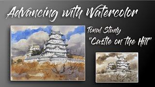 Advancing with Watercolor Castle on the Hill YouTube