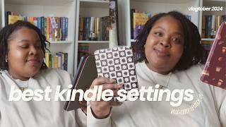 Kindle Tips & Settings You NEED for Cozy Reading   | vlogtober ep. 03