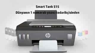 HP Smart Tank Wireless 515 Fotokopi + Tarayıcı + Wi Fi + AirPrint Renkli Tanklı Yazıcı 1TJ09A