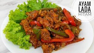 RESEP AYAM SAUS LADA HITAM ENAK BUANGETTTT