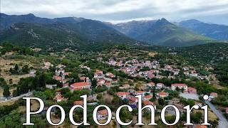 Podochori, Kavala, Greece - by drone [4K]. #pangaion