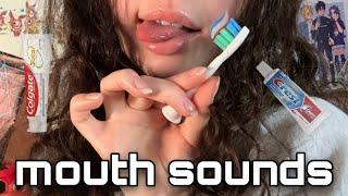 ASMR No Talking *only inaudible* | CLOSE UP ORAL CARE MOUTH SOUNDS