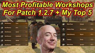 Bannerlord's 1.2.8 / 1.2.7 Most Profitable Workshops + My Top 5 | Flesson19