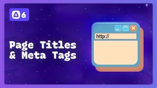 Building with AdonisJS & Inertia: 2.8 - Specifying Page Titles & Meta Tags