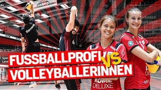 Fußball-Profi  Volleyballerinnen feat. Sardar Azmoun  | #BayerSportsFamily-Duell