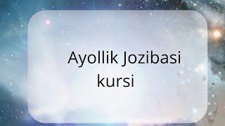 Ayollik jozibasi kurs uchun⭐