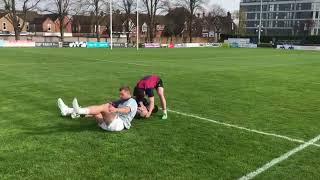 A rugby training/drill to help with your jackal technique