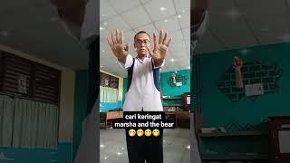 Dance marsha and the bear. #shorts #funnyy #happy #dance #marshaandthebear #fyp