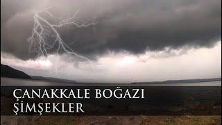 Çanakkale Boğazı Şimşekler (4K)