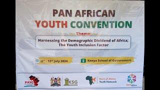 LIVE: H.E KALONZO MUSYOKA ADRESS  AT PAN AFRICAN YOUTH CONVENTION - KENYA SCHOOL OF GOVERNMENT