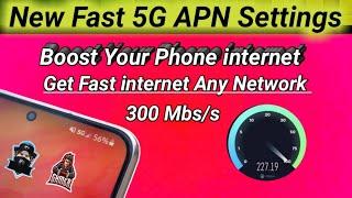 New APN Settings to Activate 5G n Any 4G Phone | 5G unlimited Data