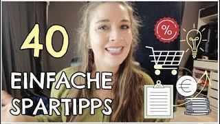 40 TIPPS zum GELD SPAREN & verdienen l SPARTIPPS l  HelloCathi