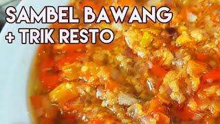 Resep SAMBEL BAWANG Paling Enak ALA RESTO