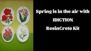 Spring is in the air with JDiction Resincrete Flower Kit.