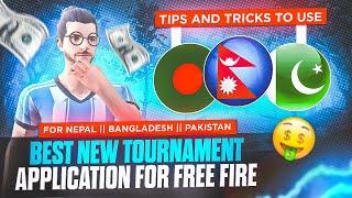 Best Tournament App For Free Fire in Bangladesh , Nepal And Pakistan | FF Tournament App 