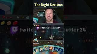 The Right Decision #slaythespire #seek #play #defect #draw #gaming