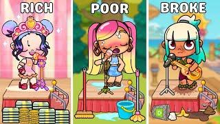 Who Is The Real Best Singer? Rich, Poor, Broke  | Avatar World Story  | Toca Boca