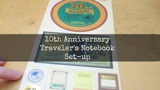 Mini Traveler's Notebook 10th Anniversary | TN Set-up