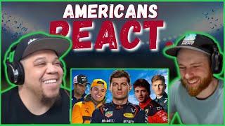 AMERICANS REACT TO THE 2024 F1 SEASON IN 19 MINUTES  || REAL FANS SPORTS