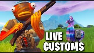 Live Fortnite Customs!