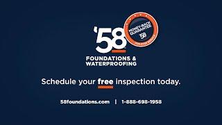 '58 Foundations & Waterproofing | Your Crawl Space, Basement, and Foundation Experts!