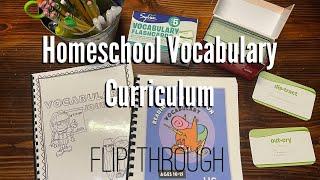 HOMESCHOOL VOCABULARY CURRICULUM//SECULAR HOMESCHOOL CURRICULUM/ MRS. WORDSMITH'S VOCABULARY