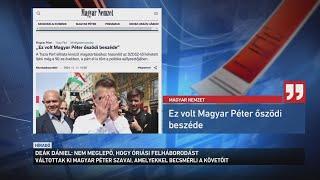 „Ez volt Magyar Péter őszödi beszéde"