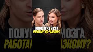 Как работают полушария мозга ? #интервью #образование  #наука #мозг #iq #интеллект #shorts