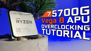 How to Overclock / Undervolt Ryzen 7 5700G Full Guide Tutorial PBO, Curve Optimizer,  Vega 8 APU OC