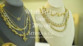 "White Friday Jewelry Deals You Can’t Miss!  | Mithra and Co"