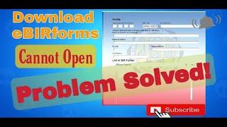 A simple way on how to solve eBIRForms offline that won't open after installing.