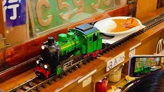  SL Train Delivers Curry?! Tokyo's Famous Model Railway Restaurant [Curry Station] is a Must-Visit!