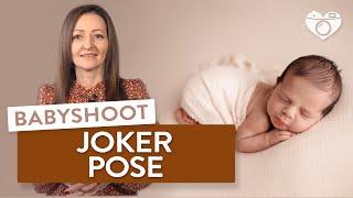 Joker-Pose der Neugeborenenfotografie | Natalia Plakida