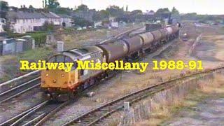 Railway Miscellany 1988 -1991 - over 2 hours of loco-hauled trains in the UK.