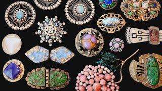 IDENTIFICATION OF CZECH GLASS JEWELRY, RHINESTONES & BUCKLES #vintage #rhinestones #collection