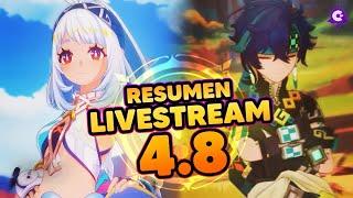 RESUMEN DEL LIVESTREAM 4.8...!! NUEVOS PERSONAJES de NATLAN..!! #GenshinImpact