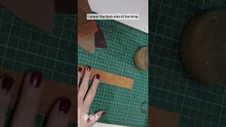 How to make the leather bias tape accurately