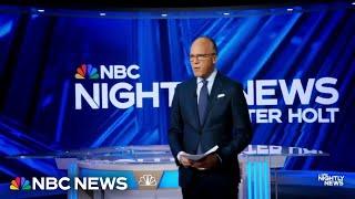 Lester Holt signs off from Nightly News after ten years leading the broadcast