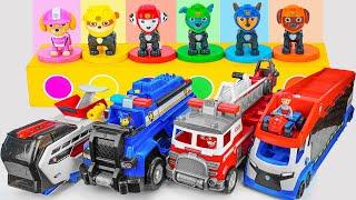 Paw Patrol toys unboxing ASMR | Mighty Movie | Rescue Wheels | Paw Patrol Police Cruiser