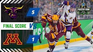 Minnesota vs Mankato Hockey Game Highlights, NCAA 2022 Frozen Four Semifinal