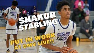 SHAKUR STARLING GOT BUSY AT "MADE HOOPS DMV LIVE"!!  THE STREETS ARE TALKING!!