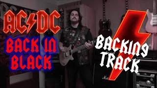 AC/DC Tribute - BACK IN BLACK - Backing Track for Lead Guitar - Rhythm Guitar Cover