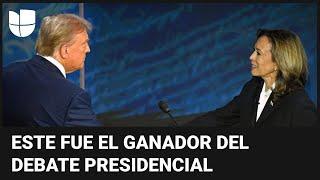 ¿Quién ganó el debate presidencial entre Kamala Harris y Trump? Esto es lo que dice una encuesta