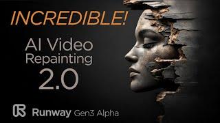 MIND BLOWN! Runway Gen3 Alpha *NEW* Video Repainting